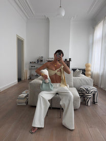 Lily Wrap Top - Soft Butter