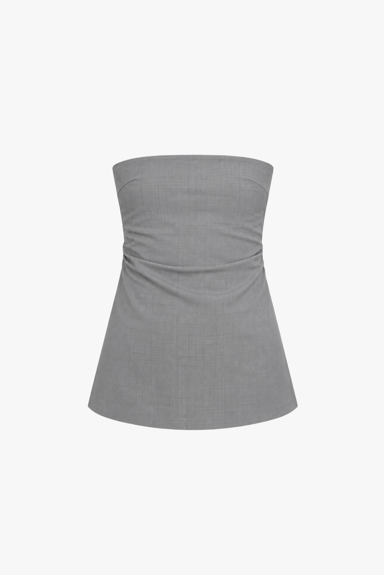 Elle Tube Top Wool - Mid Grey