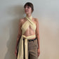 Lily Wrap Top - Soft Butter