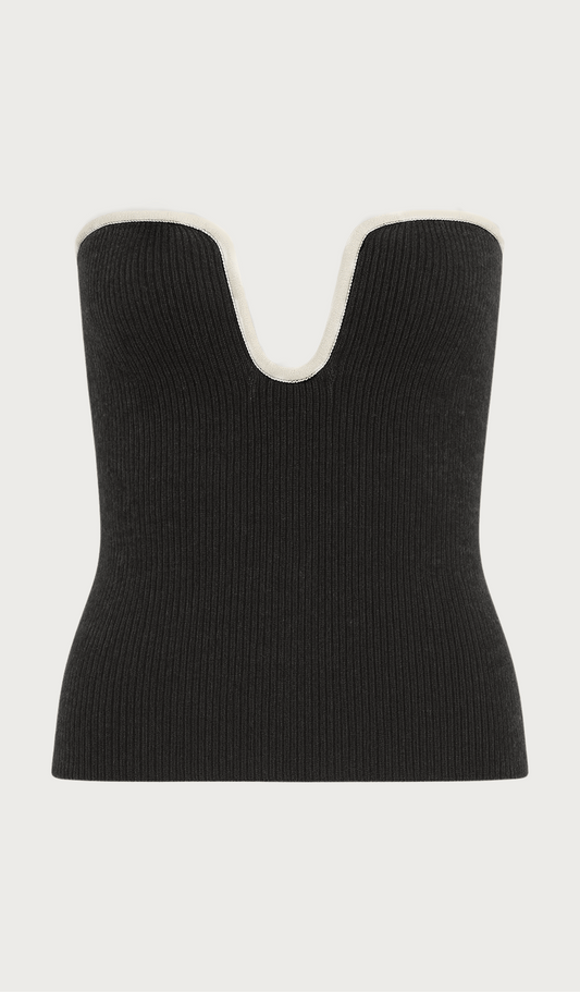 Fae Top - Dark Grey