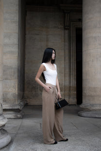 Ray Trousers Lyocell Tencel - Cinnamon