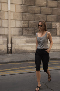 Nola Top Wool - Mid Grey