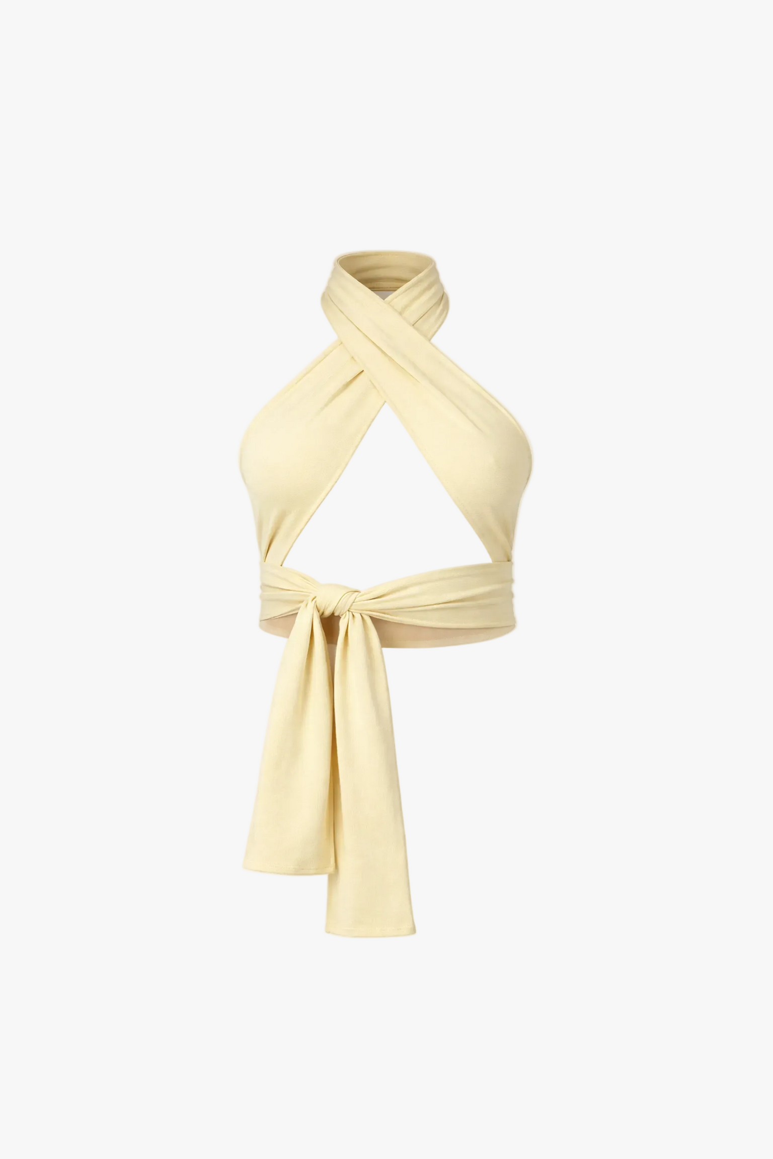 Lily Wrap Top - Soft Butter