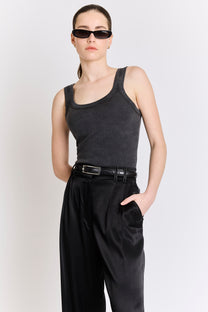 Charlie Top Boxy - Vintage Grey
