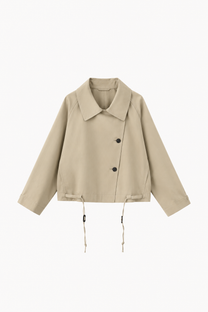 Rio Short Cotton Trench - Khaki