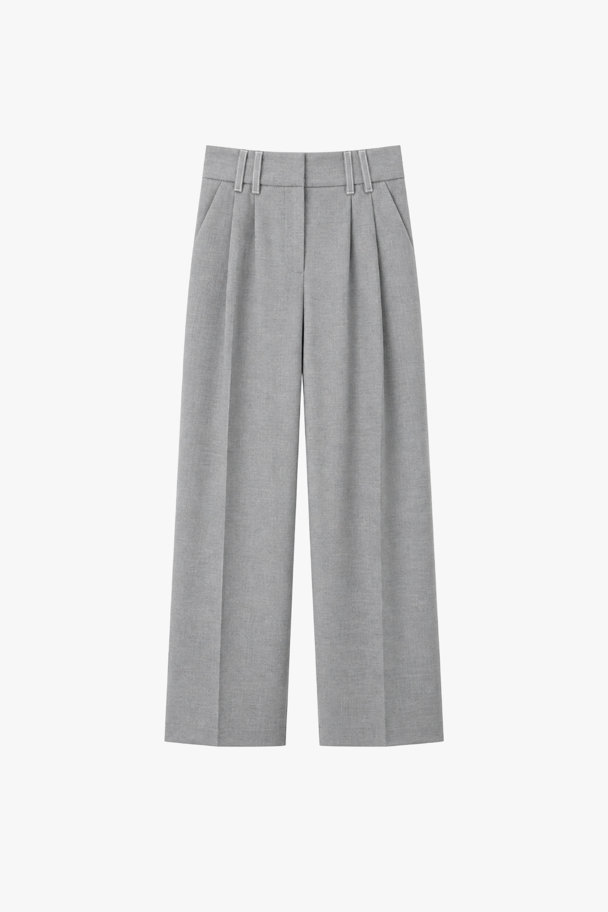 Ray Trousers Wool - Light Grey